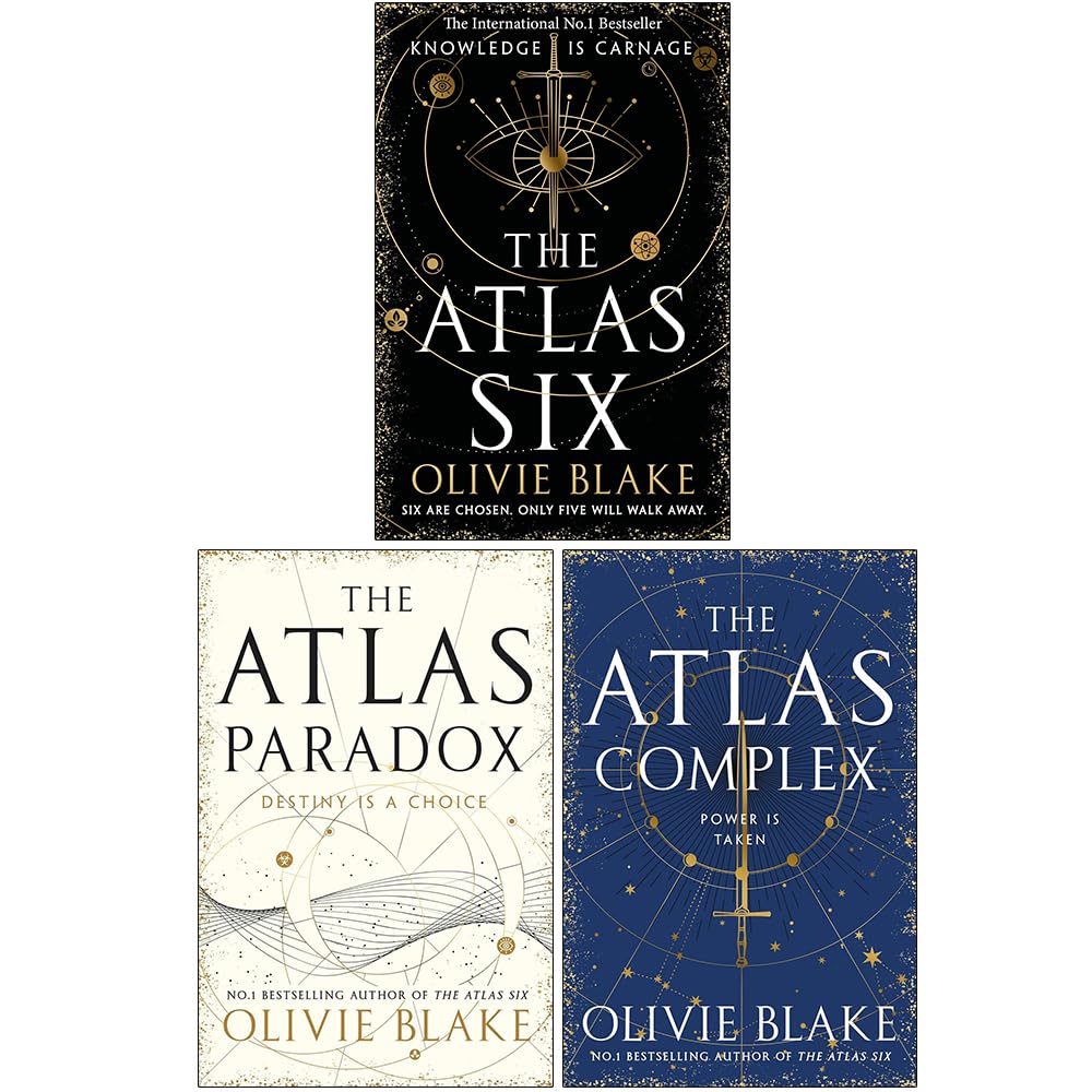 Atlas Series 3 Books Collection Set By Olivie Blake (The Atlas Six, The Atlas Paradox & The Atlas Complex) Paperback