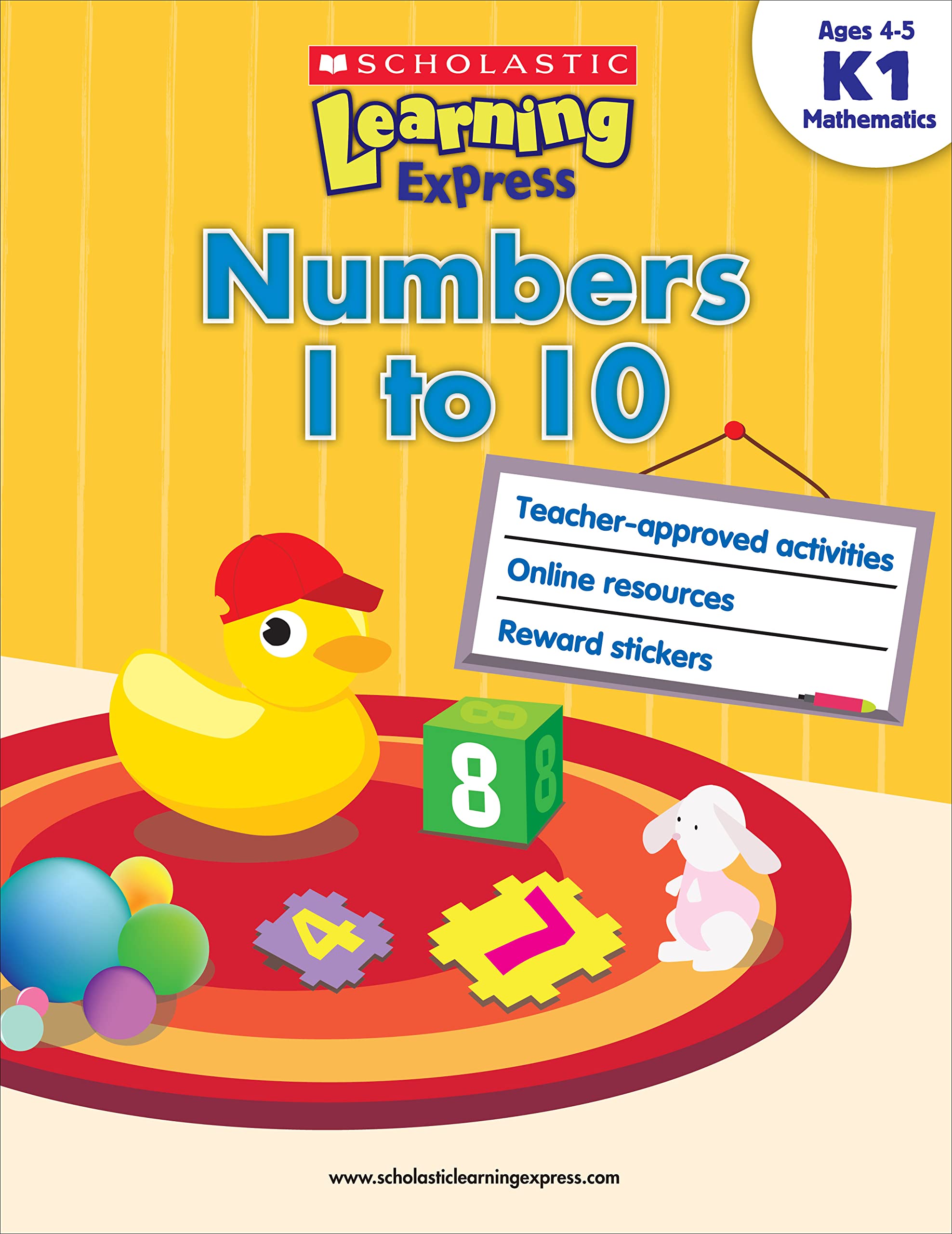 SCHOLASTIC LEARNING EXPRESS K1: NUMBERS 1 TO 10