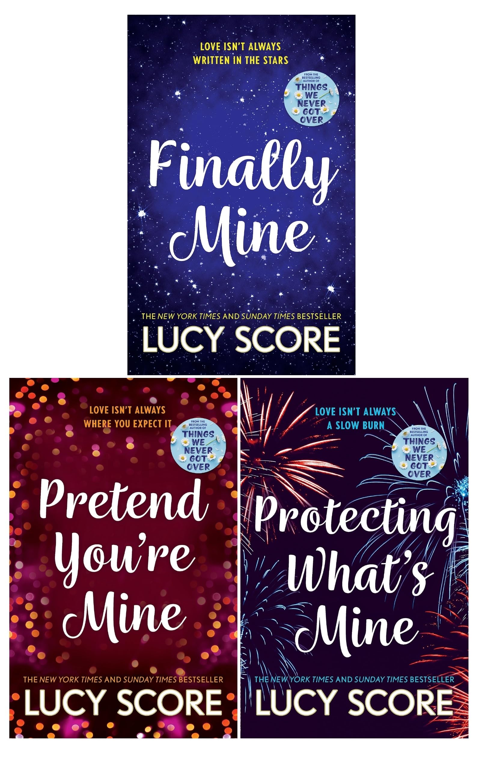 Collection Of 3 Books by Lucy Score (Pretend You're Mine, Finally Mine, Protecting What’s Mine) Paperback