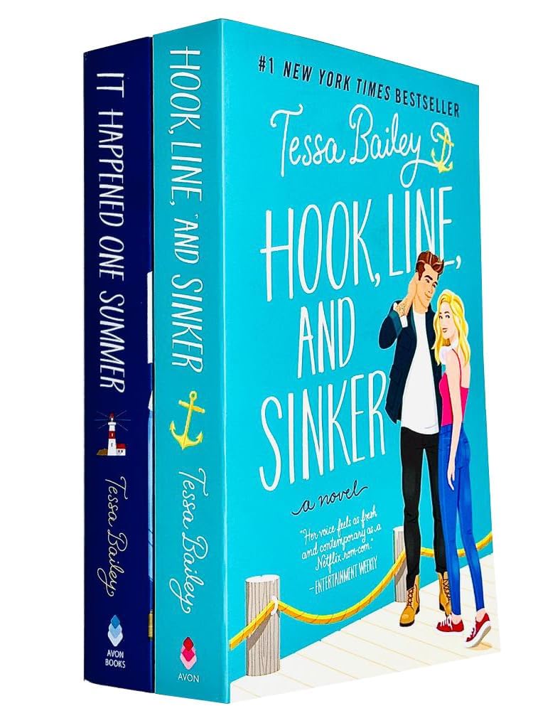 It Happened One Summer Series 2 Books Collection Set By Tessa Bailey (It Happened One Summer, Hook Line and Sinker)