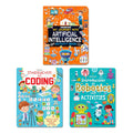 Digital Discovery Books Pack – Set of 3 Educational Books for Kids Ages 6-14 | Artificial Intelligence, Robotics & Coding | Fun Facts, Interactive ... and Technology Exploration for Young Minds