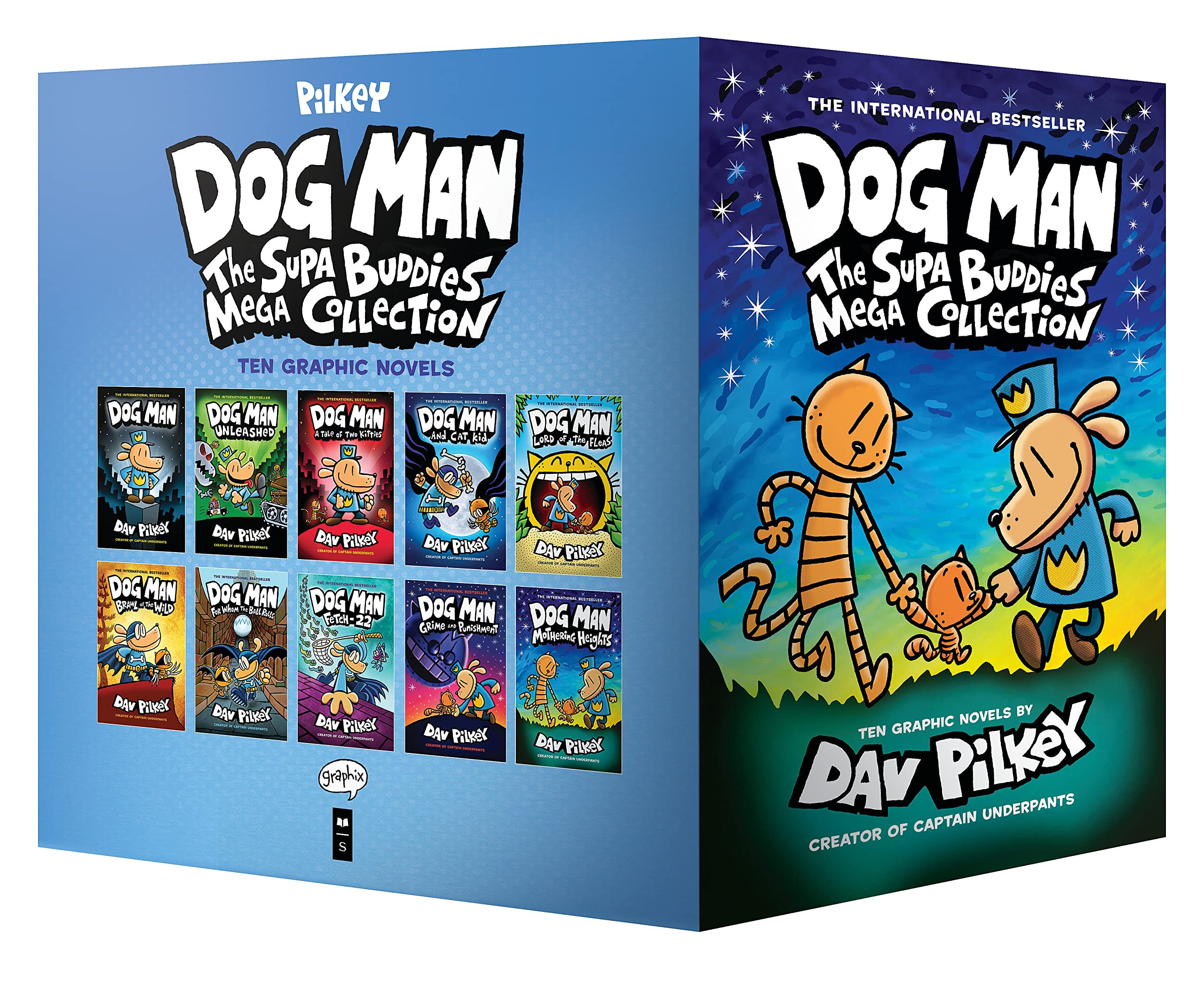 The Supa Buddies Mega Collection (Dog Man, 1-10)